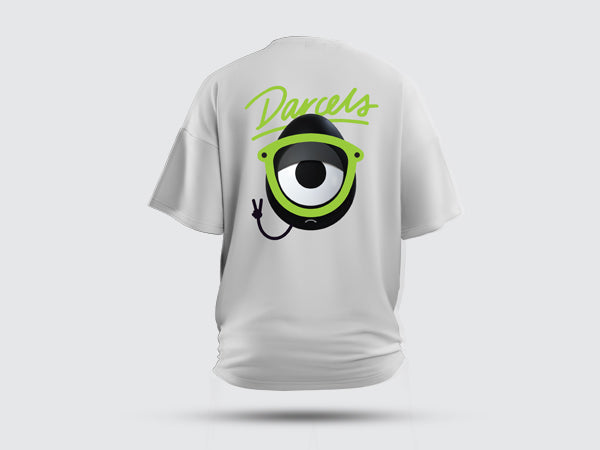 DD Darcel in Glasses Tee - White