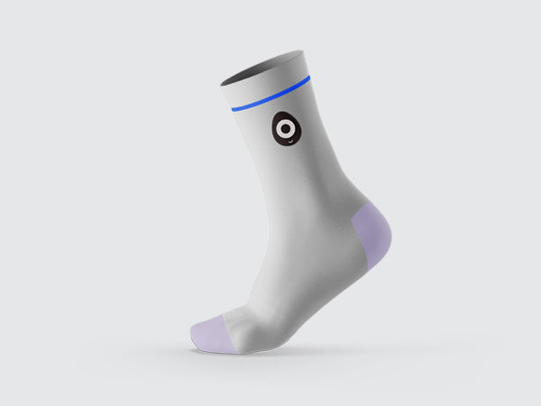 DD Socks - Embroidery Logo - White