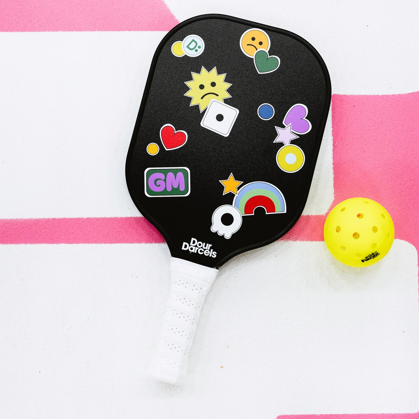 Dour Darcels x Pikedan - Pickleball Paddle - Black