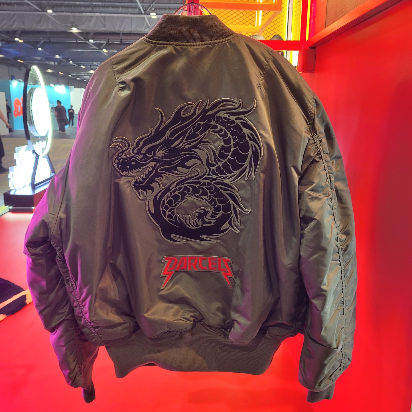 Dour Darcels by Alpha Industries MA-1 Bomber Jacket - Sage